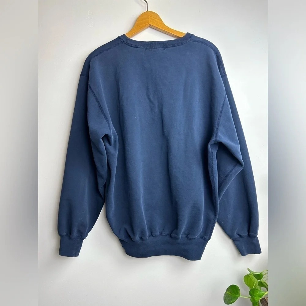 Vtg 90s Polo by Ralph Lauren Blue tag Fleece long Sleeve pullover sweater size M